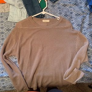 Tan cropped sweater